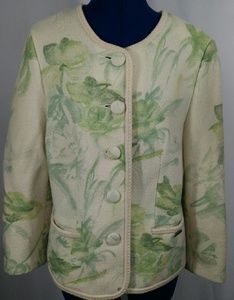 GEIGER of Austria Boiled Wool Jacket Floral 40 10